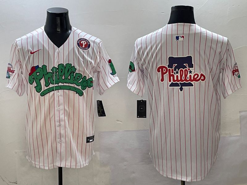 Men Philadelphia Phillies Blank White Fourth generation Joint Name Nike 2025 MLB Jersey style 5->chicago cubs->MLB Jersey